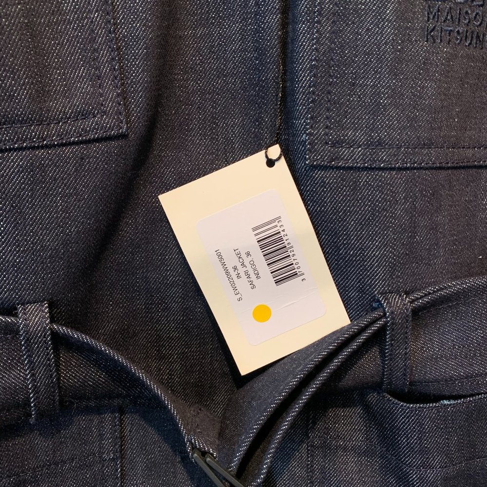 Maison Kitsune Denim Safari Jacket - Picture 3 of 3